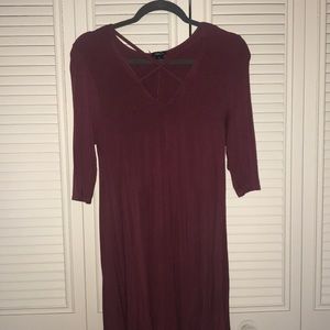Maroon dress